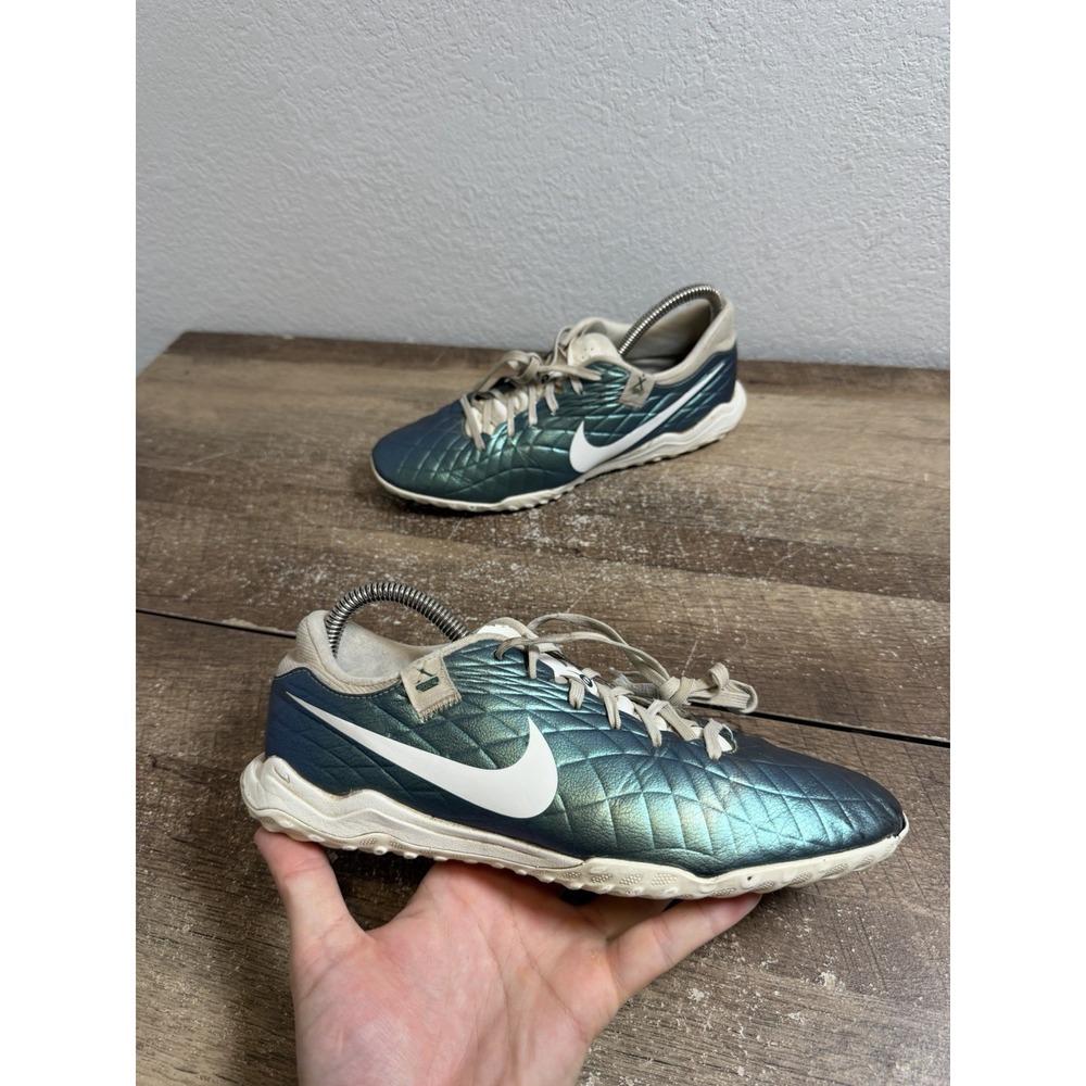 Nike Tiempo Legend 10 Academy Emerald TF Mens Turf Soccer Shoes FQ3245-300 Sz 7
